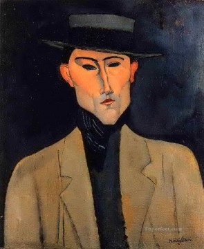 帽子をかぶった男の肖像 ホセ・パチェコ・アメデオ・モディリアーニ Oil Paintings